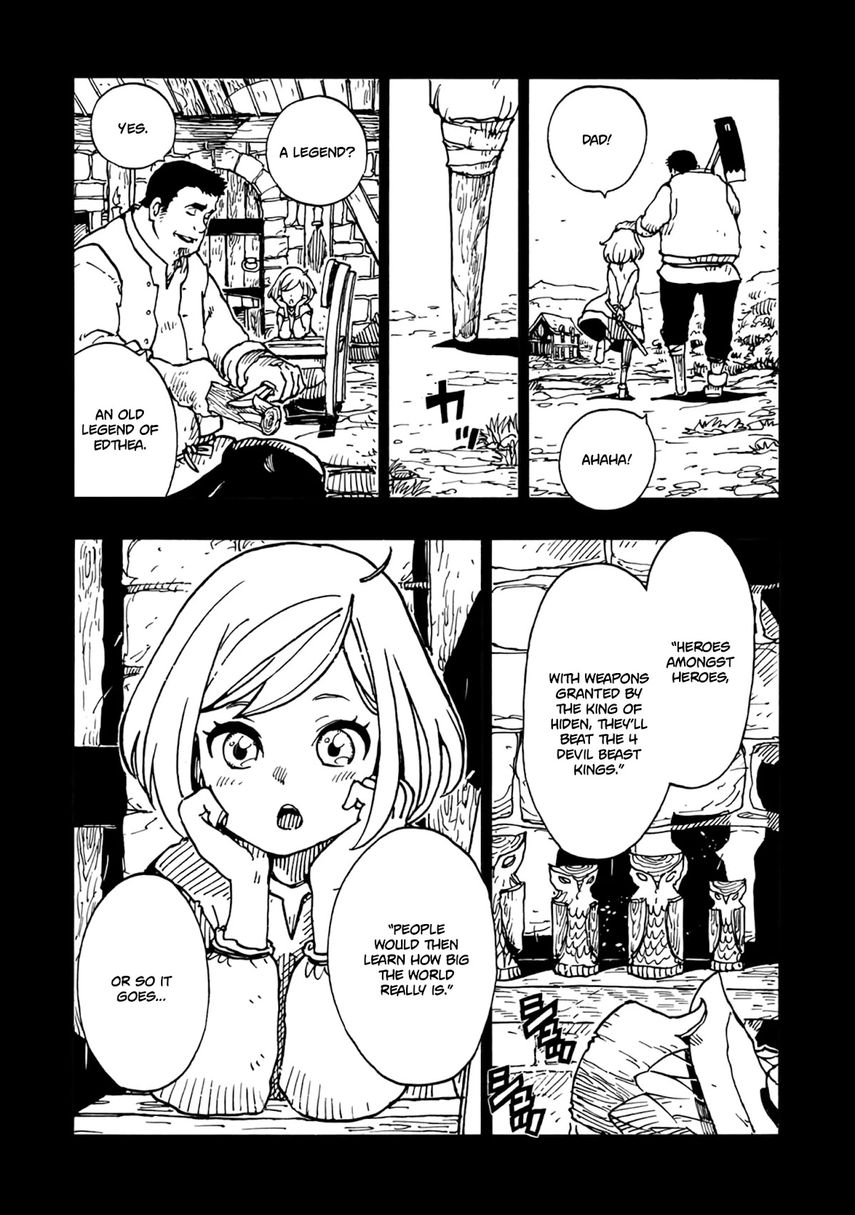 Clevatess - The King of Devil Beasts, the Baby and the Brave of the Undead Chapter 3 page 4 - Chapter 3: The fallen hero