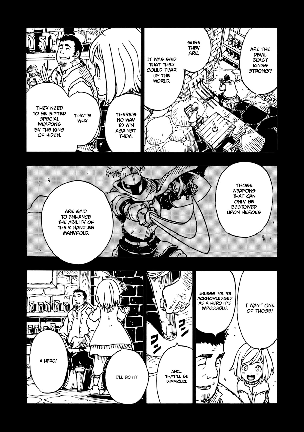Clevatess - The King of Devil Beasts, the Baby and the Brave of the Undead Chapter 3 page 5 - Chapter 3: The fallen hero
