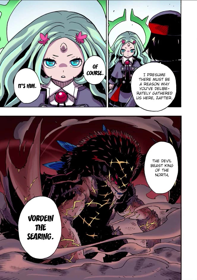 Clevatess - The King of Devil Beasts, the Baby and the Brave of the Undead Chapter 33 page 14 - Chapter 33: The Legend of the Hero and the Town of Origin