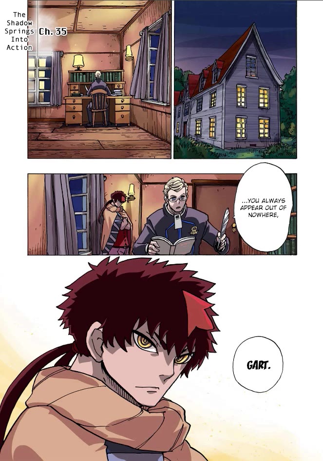 Clevatess - The King of Devil Beasts, the Baby and the Brave of the Undead Chapter 35 page 1 - Chapter 35: The Shadow Springs Into Action