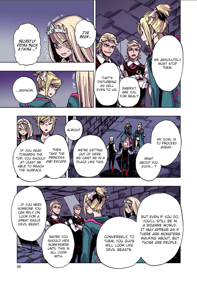 Clevatess - The King of Devil Beasts, the Baby and the Brave of the Undead Chapter 47 page 21 - Chapter 47: The Mirror Labyrinth