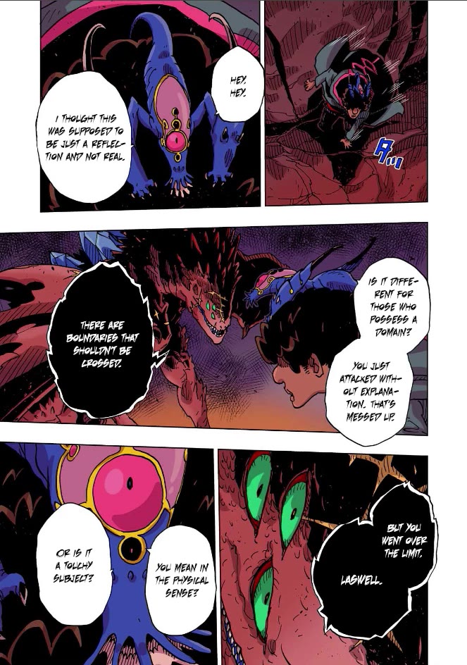 Clevatess - The King of Devil Beasts, the Baby and the Brave of the Undead Chapter 48 page 11 - Chapter 48: The Searing and the Ultramarine