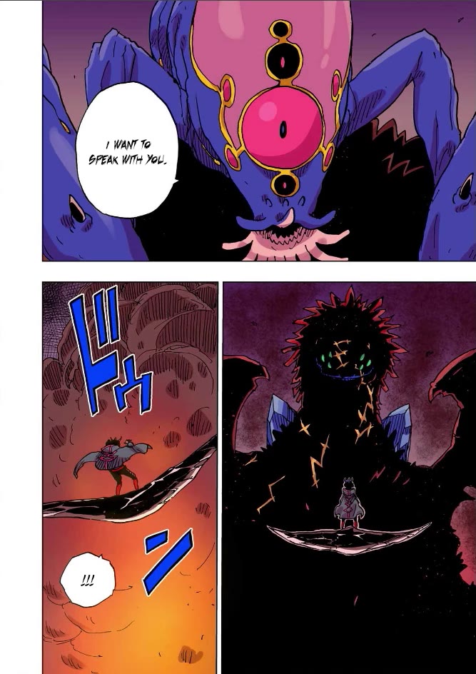 Clevatess - The King of Devil Beasts, the Baby and the Brave of the Undead Chapter 48 page 14 - Chapter 48: The Searing and the Ultramarine