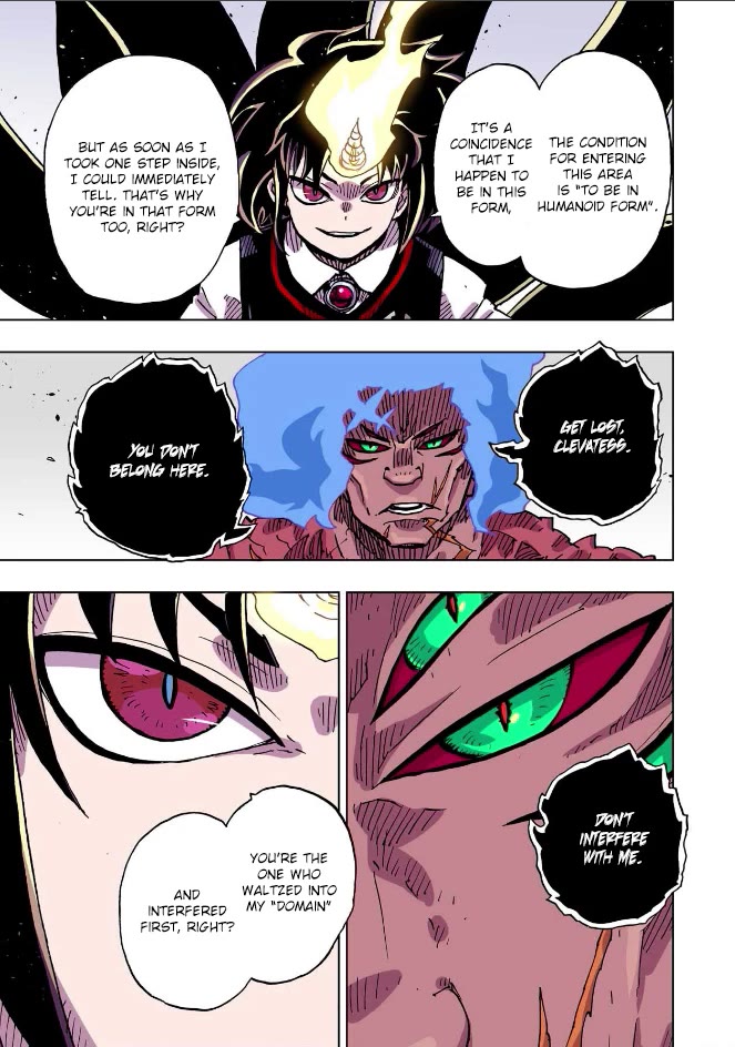 Clevatess - The King of Devil Beasts, the Baby and the Brave of the Undead Chapter 50 page 6 - Chapter 50: The Collision of Domains