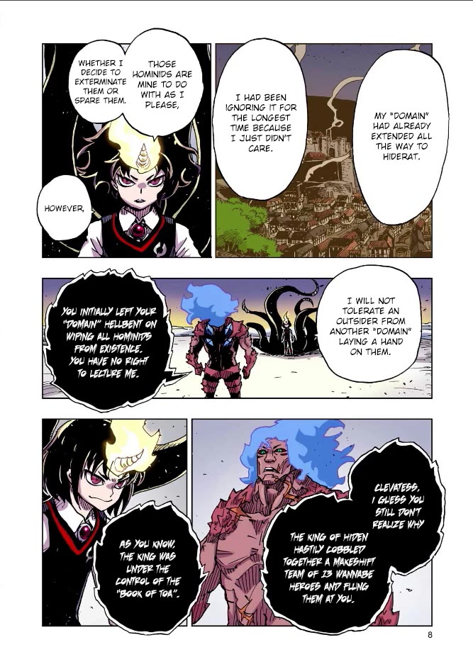 Clevatess - The King of Devil Beasts, the Baby and the Brave of the Undead Chapter 50 page 7 - Chapter 50: The Collision of Domains