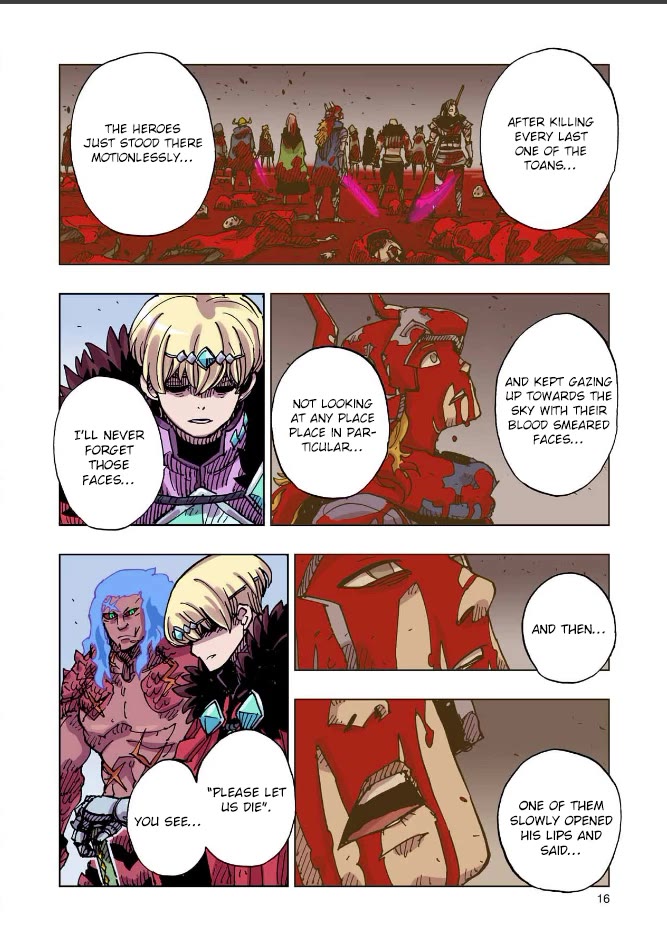 Clevatess - The King of Devil Beasts, the Baby and the Brave of the Undead Chapter 55 page 14 - Chapter 55: The Fate of the Toans and the Heroes
