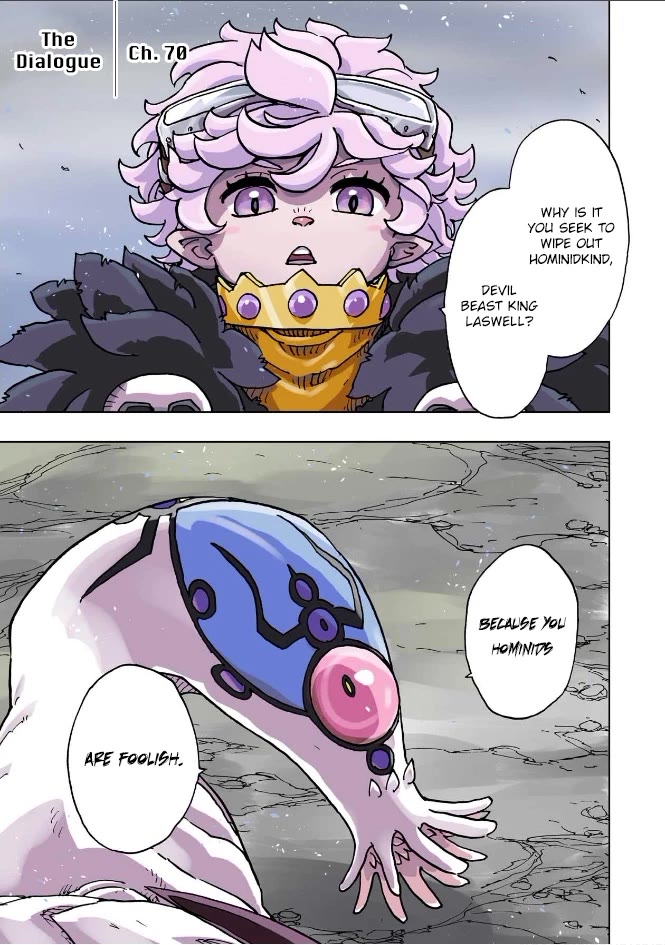 Clevatess - The King of Devil Beasts, the Baby and the Brave of the Undead Chapter 70 page 1 - Chapter 70