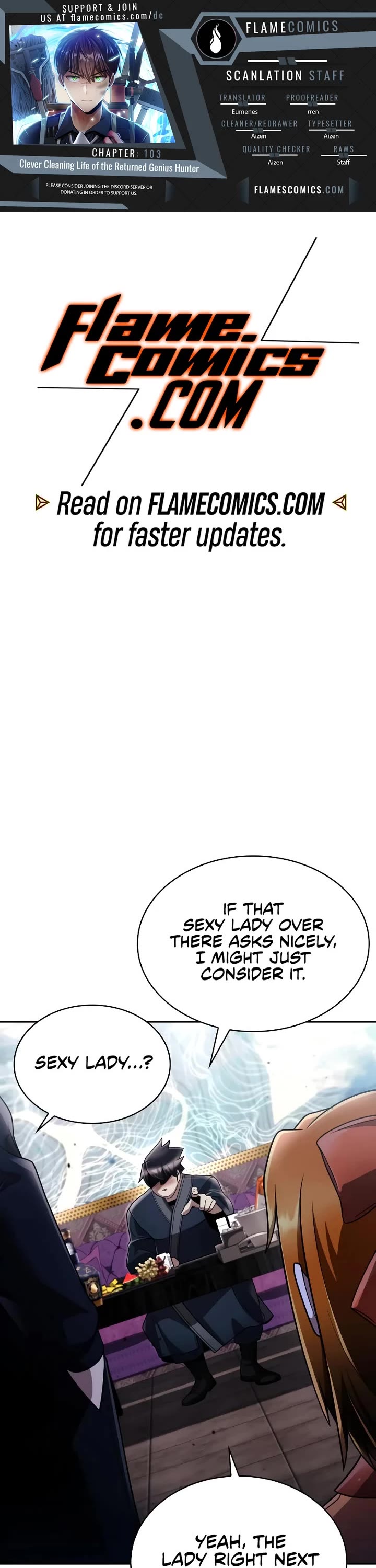 Clever Cleaning Life Of The Returned Genius Hunter Chapter 103 page 1 - Chapter 103