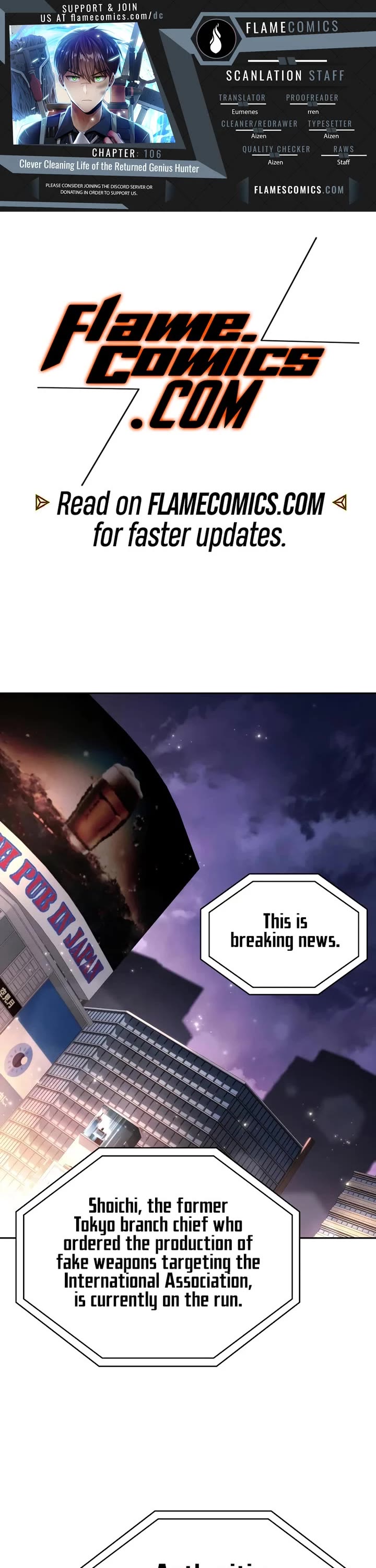 Clever Cleaning Life Of The Returned Genius Hunter Chapter 106 page 1 - Chapter 106