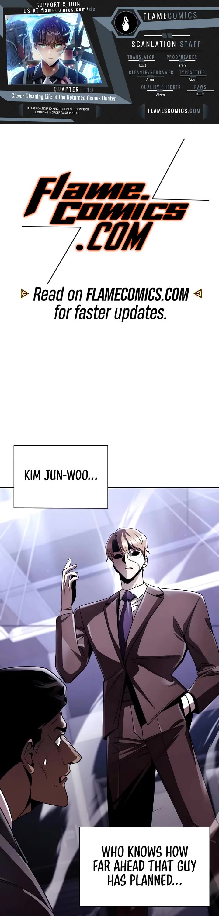 Clever Cleaning Life Of The Returned Genius Hunter Chapter 119 page 1 - Chapter 119