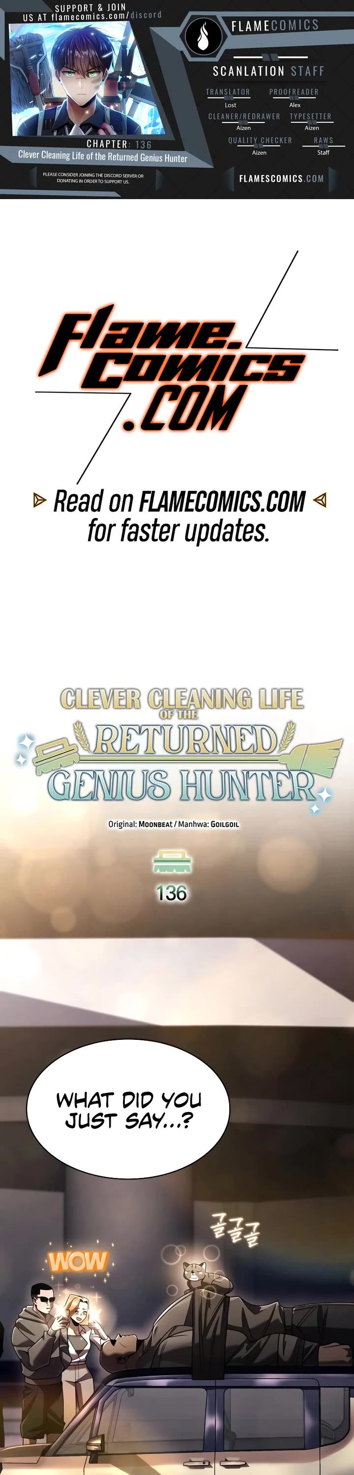Clever Cleaning Life Of The Returned Genius Hunter Chapter 136 page 1 - Chapter 136