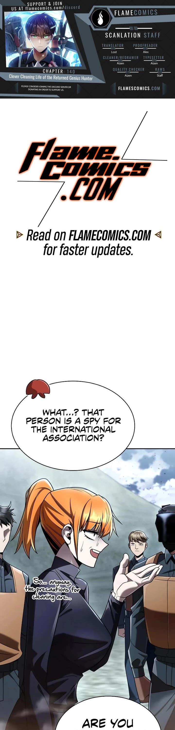 Clever Cleaning Life Of The Returned Genius Hunter Chapter 140 page 1 - Chapter 140
