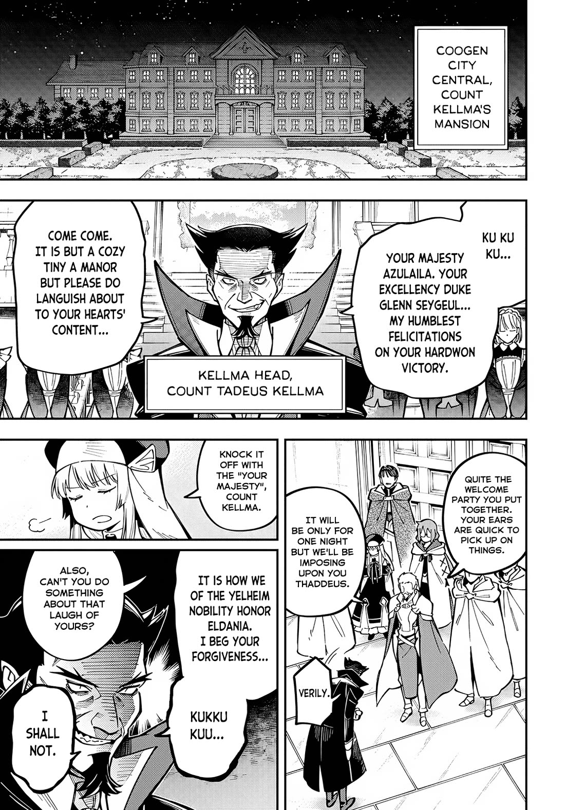 Climax Necromance Chapter 4 page 3 - Chapter 4: At Count Kellma's mansion