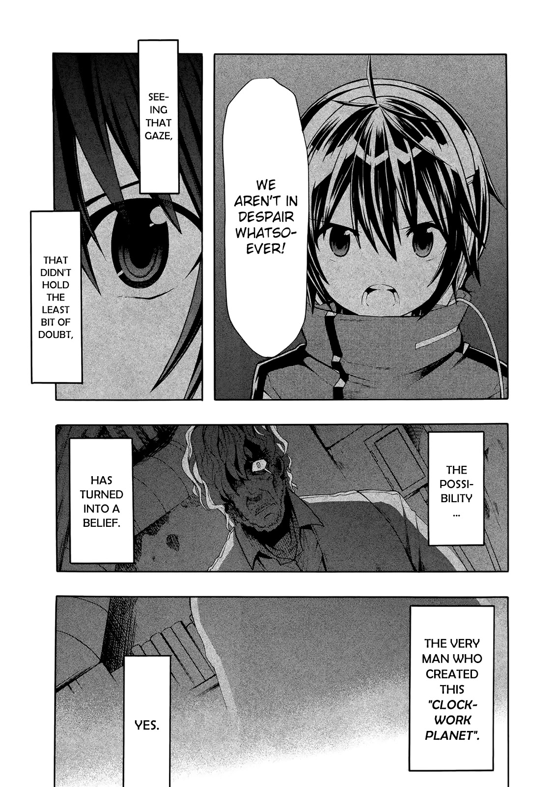 Clockwork Planet Chapter 24 page 38 - Chapter 24: Weapon and Human