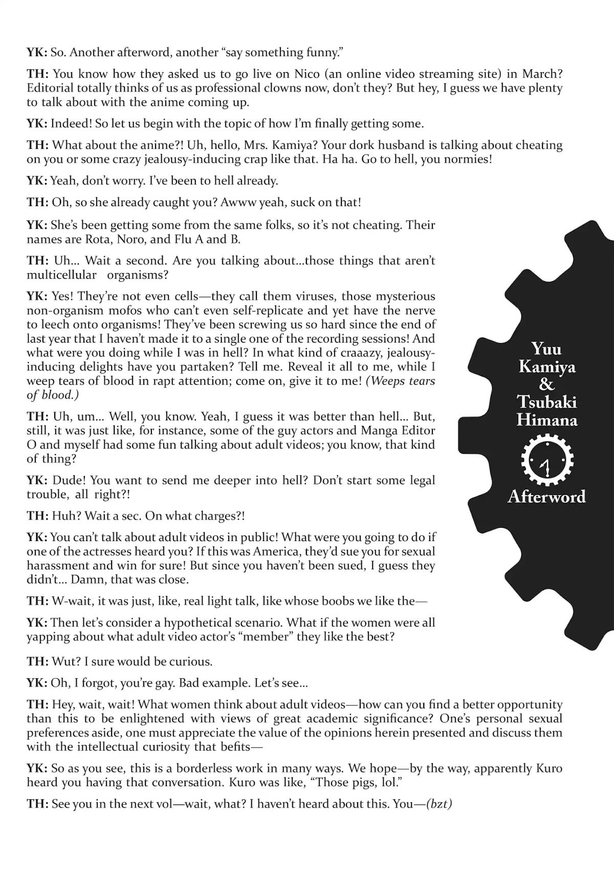 Clockwork Planet Chapter 35.5 page 1 - Vol.7 Afterword