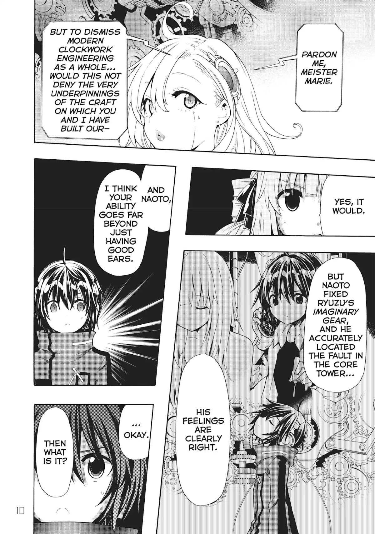 Clockwork Planet Chapter 36 page 10 - Chapter 36: Vol.8 Clock 36: Finished Fantasy