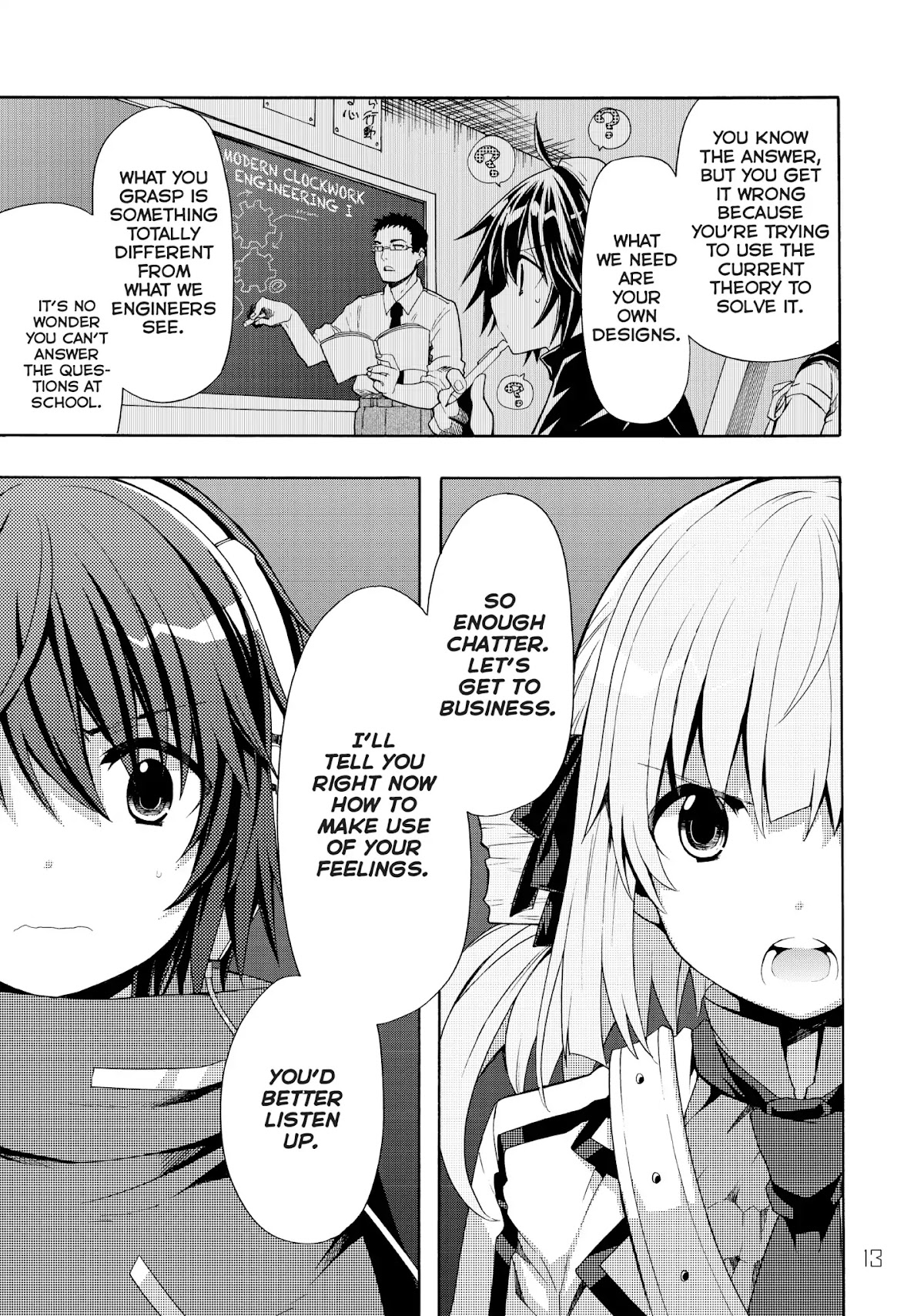 Clockwork Planet Chapter 36 page 13 - Chapter 36: Vol.8 Clock 36: Finished Fantasy