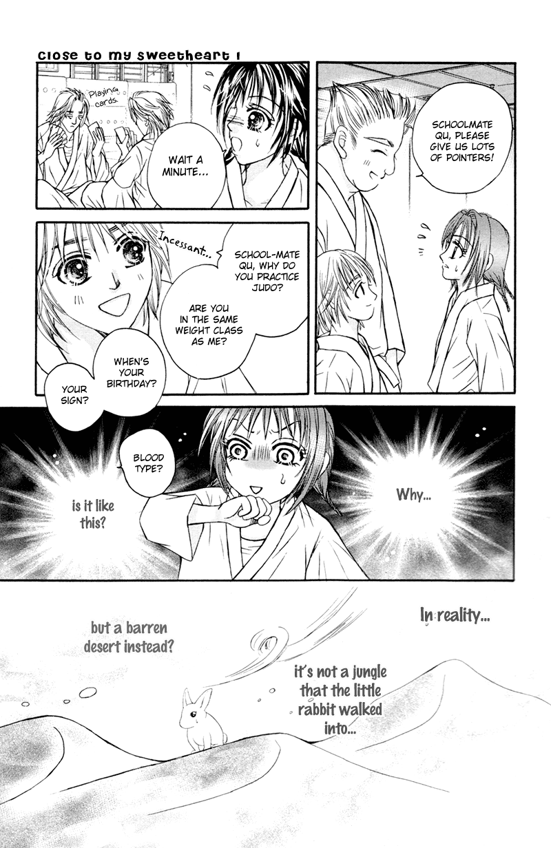 Close to My Sweetheart Chapter 2.2 page 17 - Chapter 2 v2 : A Little Rabbit Entering the Jungle?
