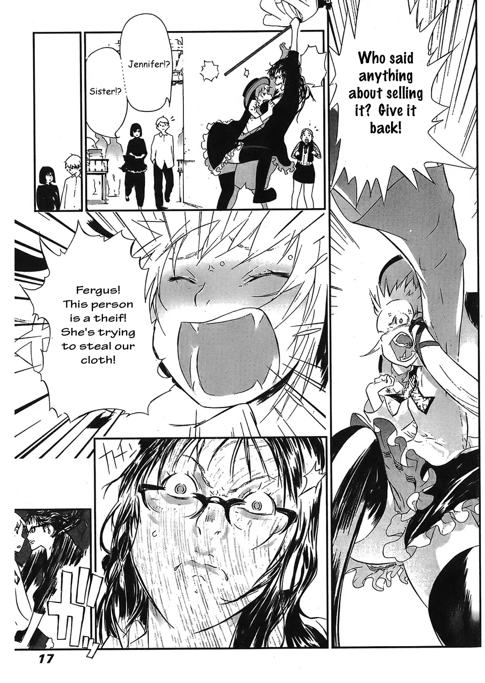 Cloth Road Chapter 8 page 17 - Chapter 8: Ultra Super Great Sisters!