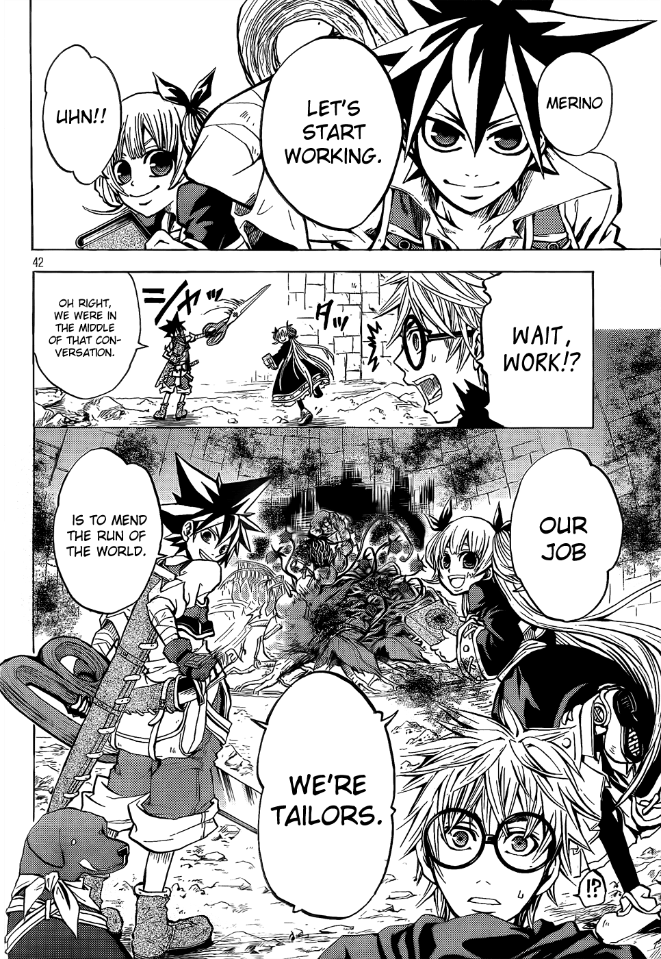 Cloth Weaver Chapter 1.2 page 41 - Chapter 1 v2 : 1st stitch - A Lost Sheep