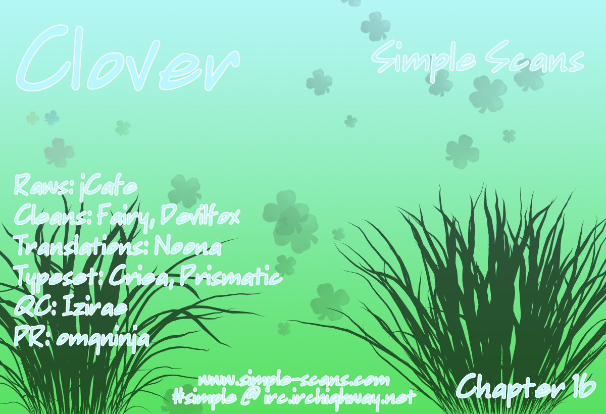 Clover (CHIYA Toriko) Chapter 16 page 1 - Chapter 16: In Your Room 1