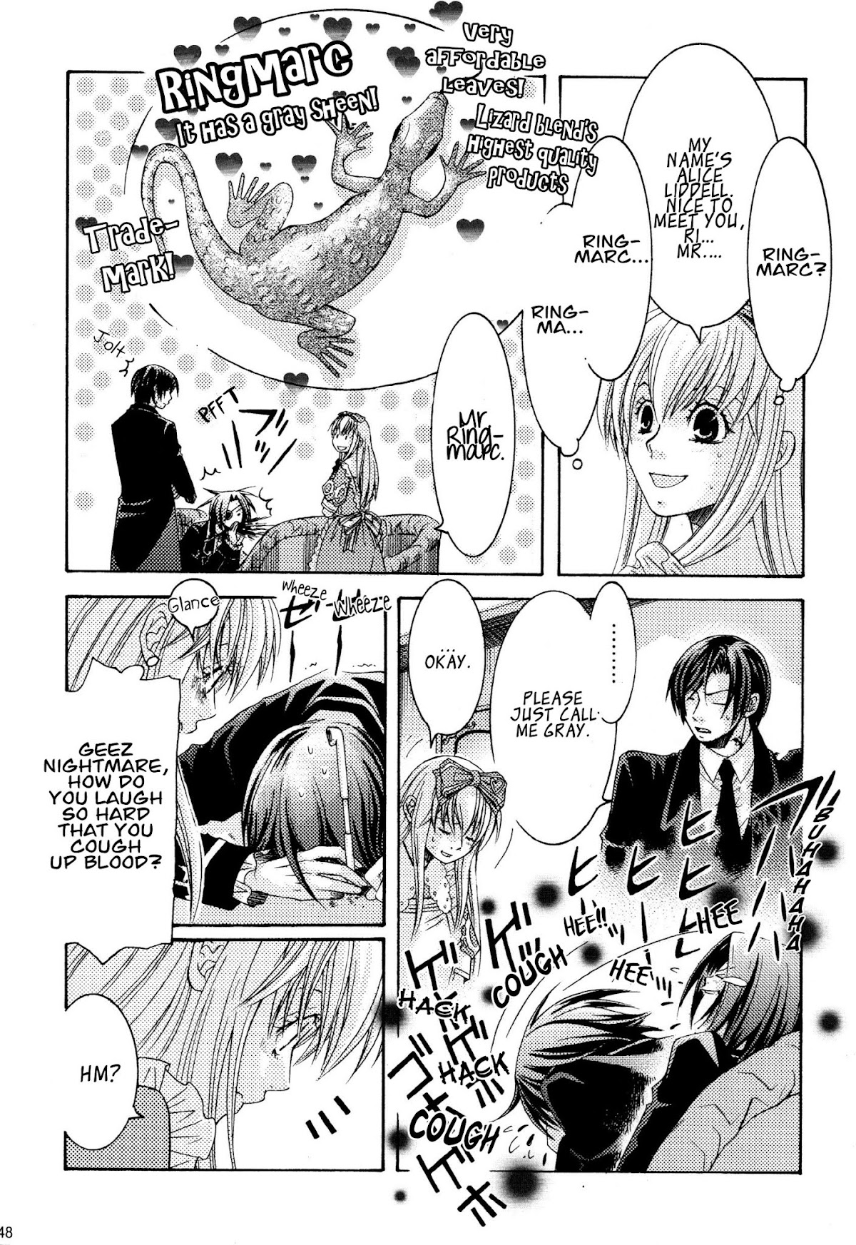 Clover no Kuni no Alice - Kuroi Tokage to Nigai Aji Chapter 1 page 47 - Chapter 1