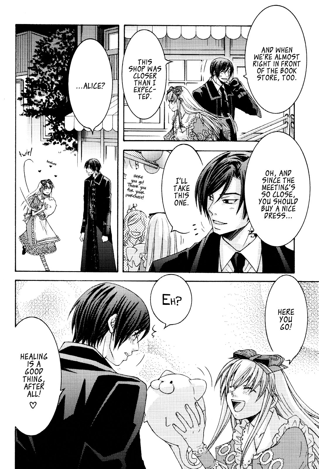 Clover no Kuni no Alice - Kuroi Tokage to Nigai Aji Chapter 4 page 5 - Chapter 4