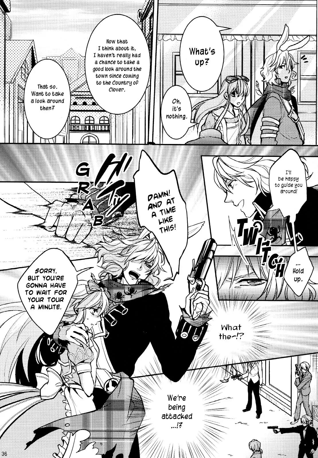 Clover no Kuni no Alice - Sangatsu Usagi no Kakumei Chapter 1 page 35 - Chapter 1
