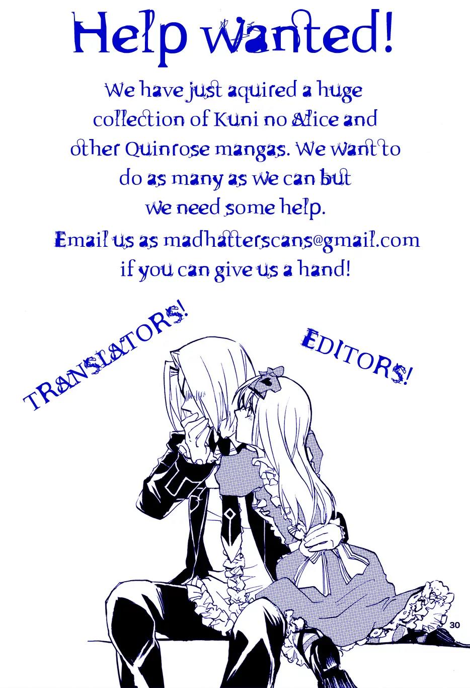 Clover no Kuni no Alice - Sangatsu Usagi no Kakumei Chapter 4 page 9 - Chapter 4: Extra