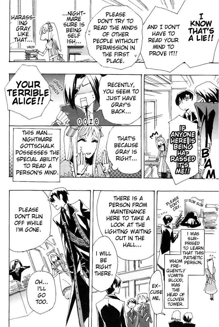 Clover no Kuni no Alice ~ Tokage no Hosakan Chapter 1 page 19 - Chapter 1 : The Five Senses part 1