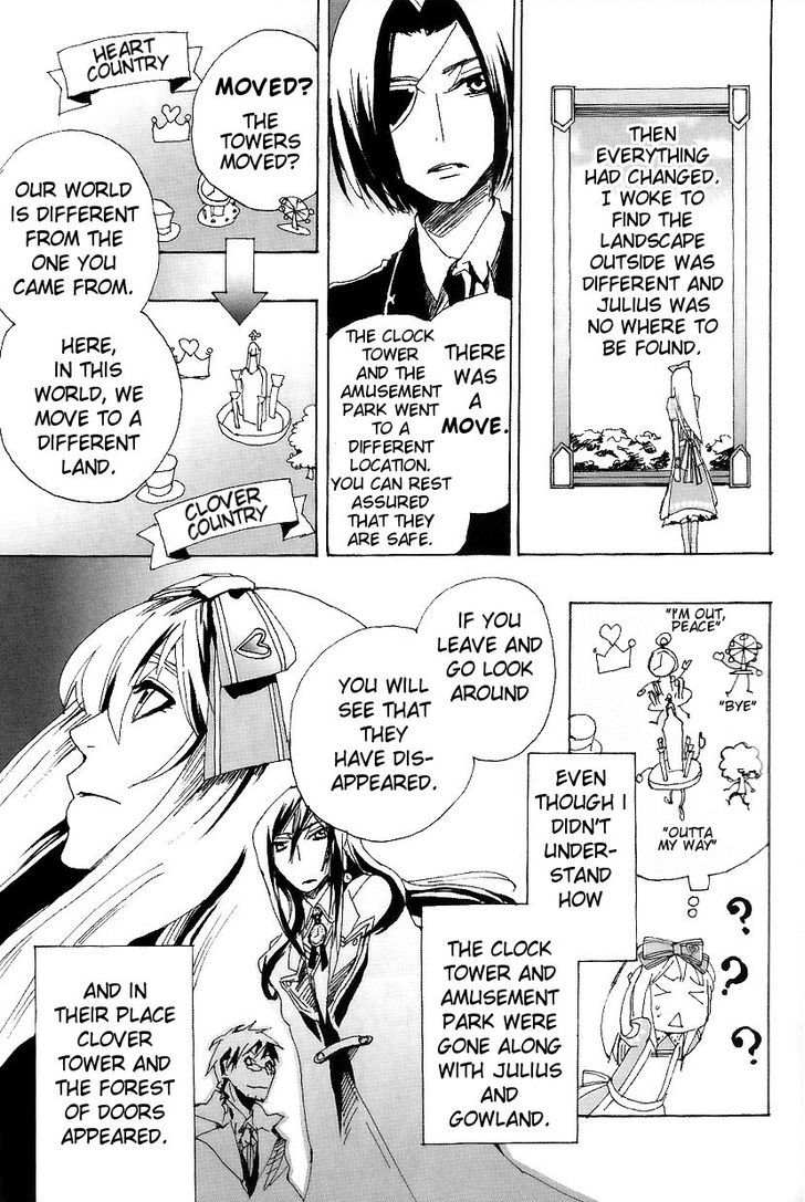 Clover no Kuni no Alice ~ Tokage no Hosakan Chapter 1 page 22 - Chapter 1 : The Five Senses part 1