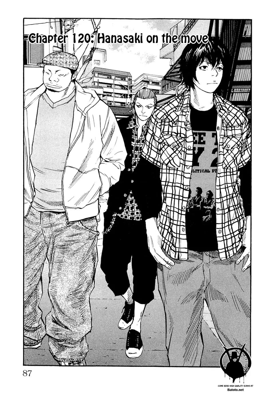 Clover (TETSUHIRO Hirakawa) Chapter 120 page 3 - Chapter 120 : Hanasaki on the move