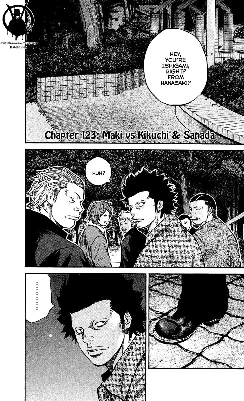 Clover (TETSUHIRO Hirakawa) Chapter 123 page 3 - Chapter 123 : Maki vs Kikuchi & Sanada