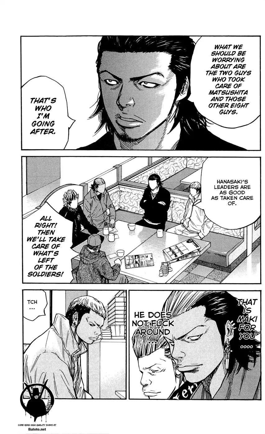 Clover (TETSUHIRO Hirakawa) Chapter 123 page 9 - Chapter 123 : Maki vs Kikuchi & Sanada