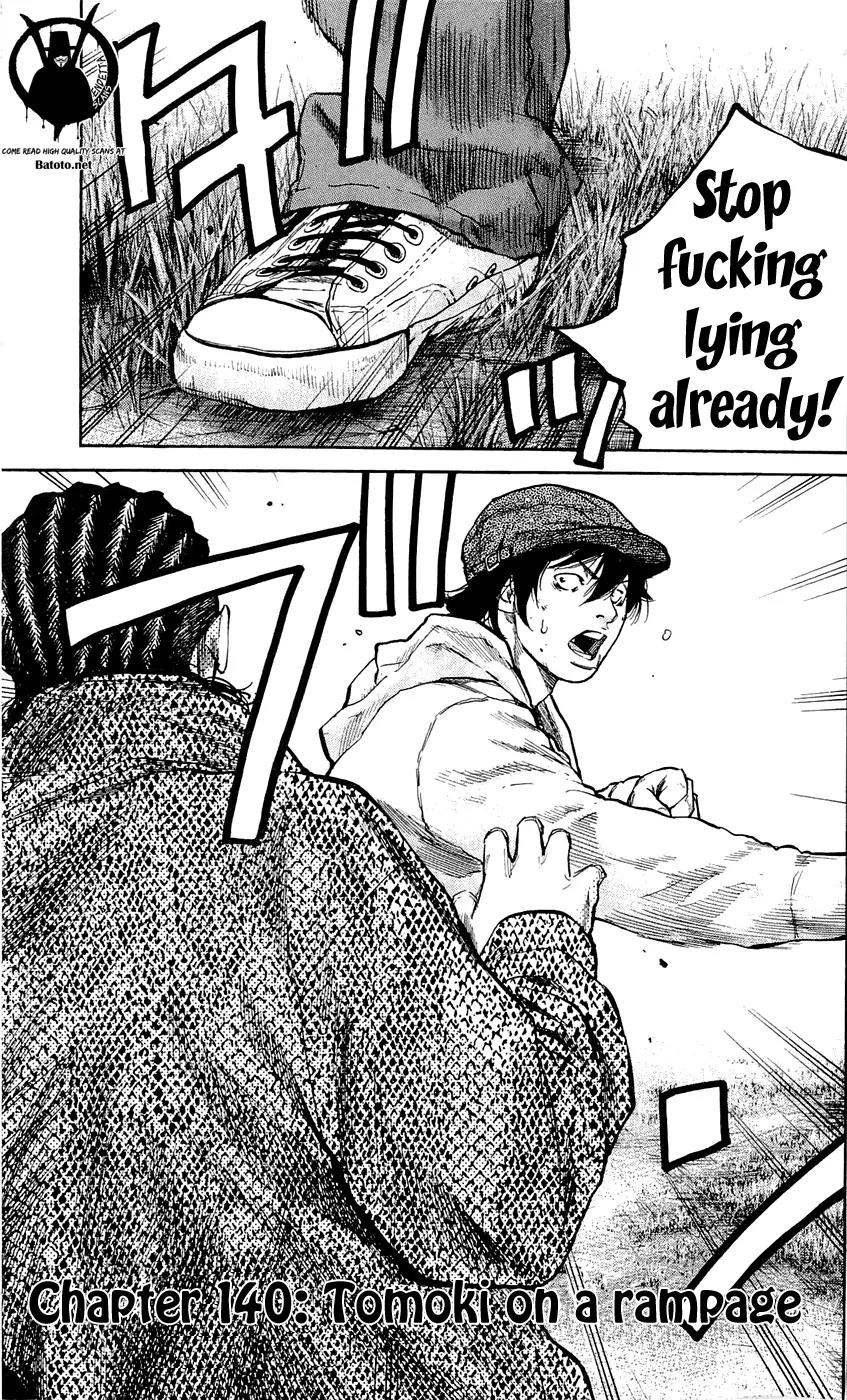 Clover (TETSUHIRO Hirakawa) Chapter 140 page 3 - Chapter 140: Tomoki on a rampage
