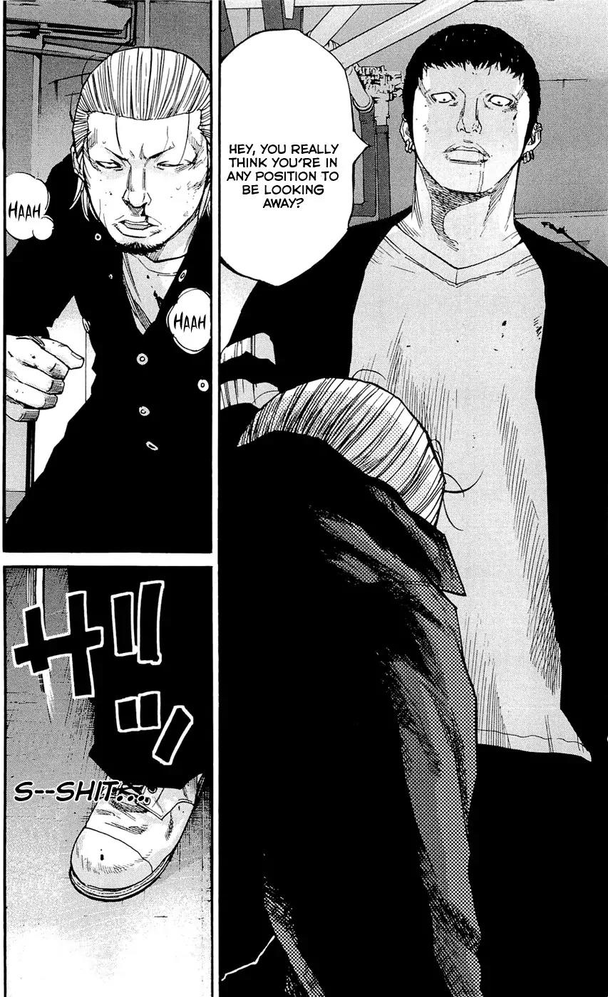 Clover (TETSUHIRO Hirakawa) Chapter 152 page 21 - Chapter 152: Sanada vs Minamoto, Kikuchi vs Naruga