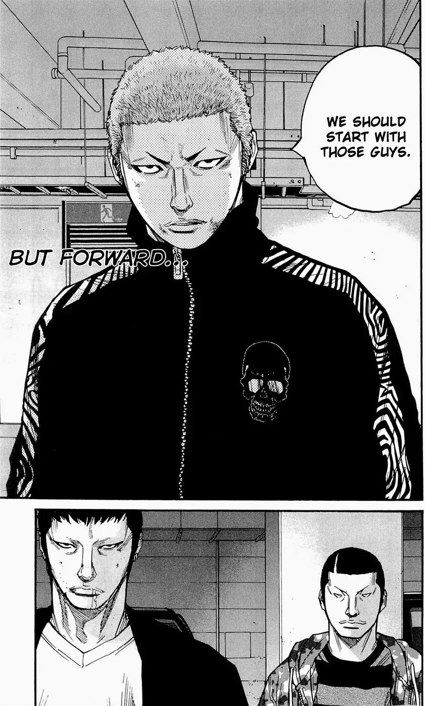 Clover (TETSUHIRO Hirakawa) Chapter 152 page 28 - Chapter 152: Sanada vs Minamoto, Kikuchi vs Naruga