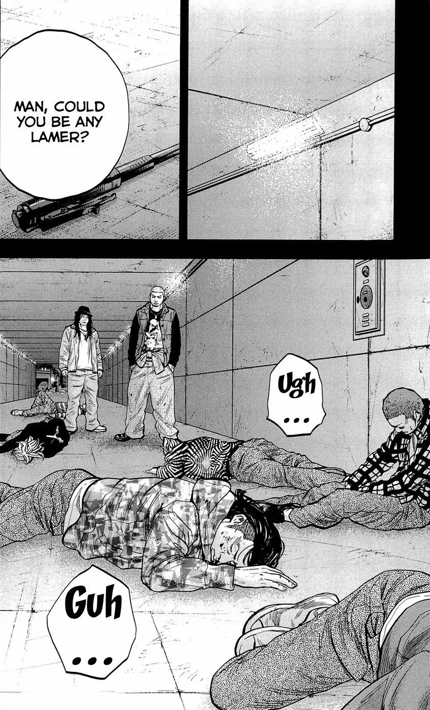 Clover (TETSUHIRO Hirakawa) Chapter 197 page 16 - Chapter 197: The one the skinhead and the hippie are looking for