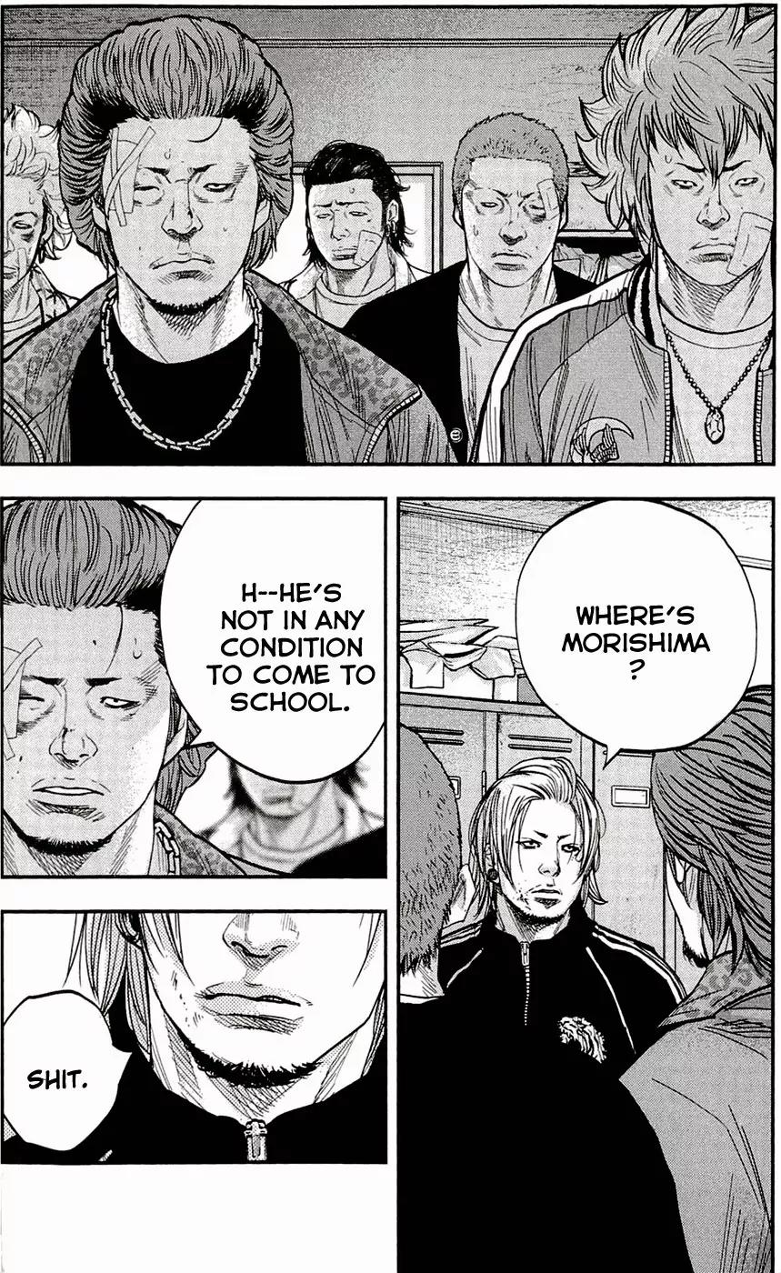 Clover (TETSUHIRO Hirakawa) Chapter 197 page 18 - Chapter 197: The one the skinhead and the hippie are looking for