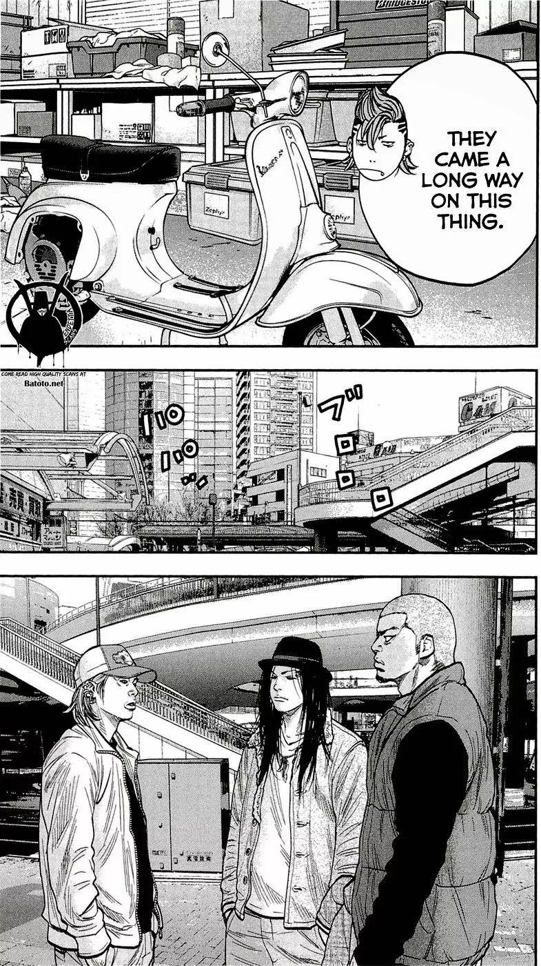 Clover (TETSUHIRO Hirakawa) Chapter 197 page 22 - Chapter 197: The one the skinhead and the hippie are looking for