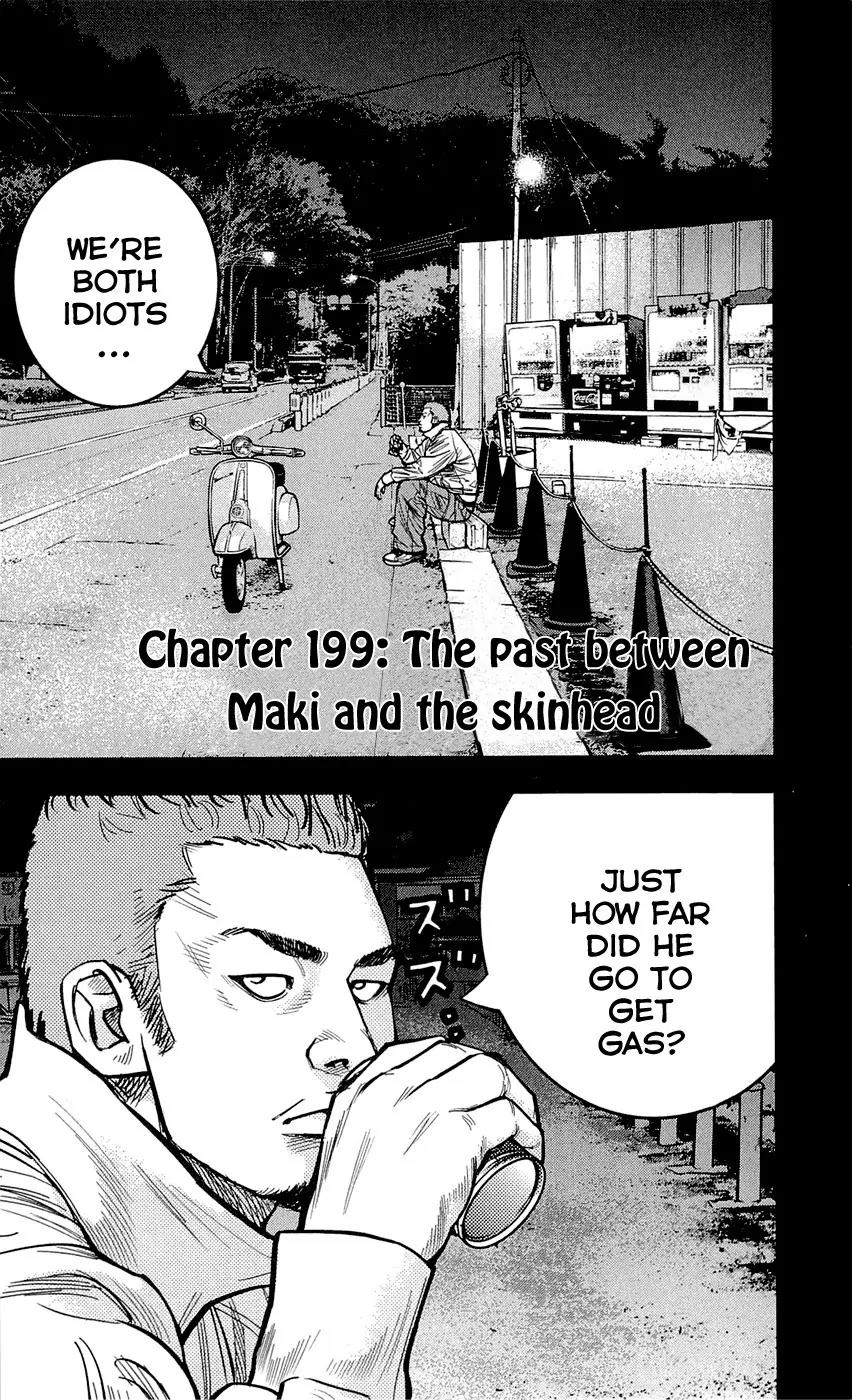 Clover (TETSUHIRO Hirakawa) Chapter 199 page 4 - Chapter 199: The past between Maki and the skinhead