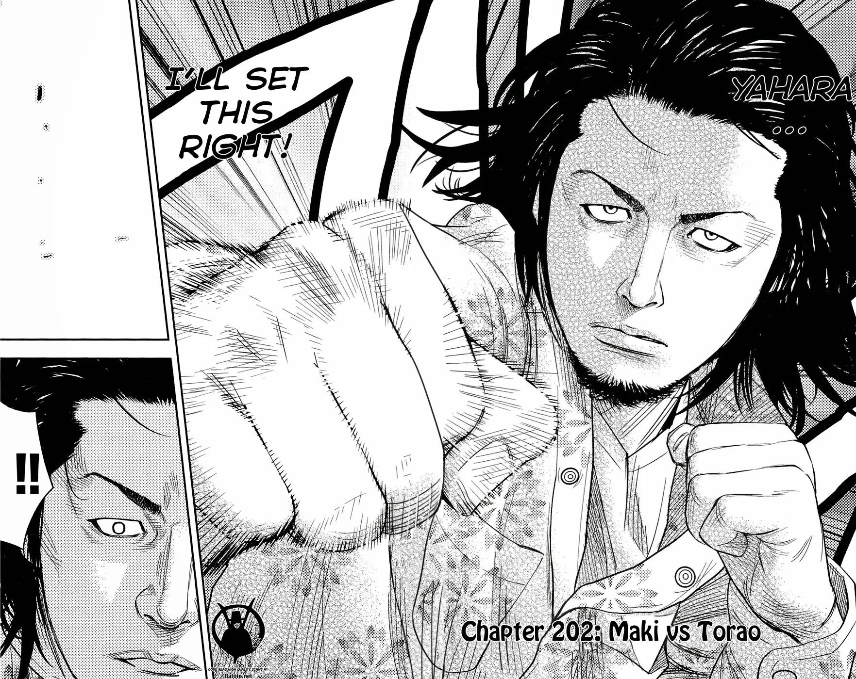 Clover (TETSUHIRO Hirakawa) Chapter 202 page 4 - Chapter 202: Maki vs Torao