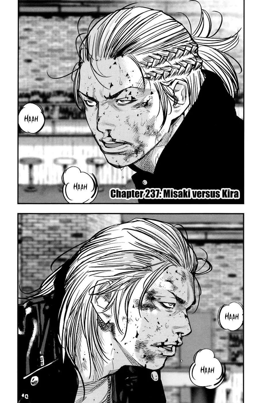 Clover (TETSUHIRO Hirakawa) Chapter 237 page 2 - Chapter 237: Misaki versus Kira