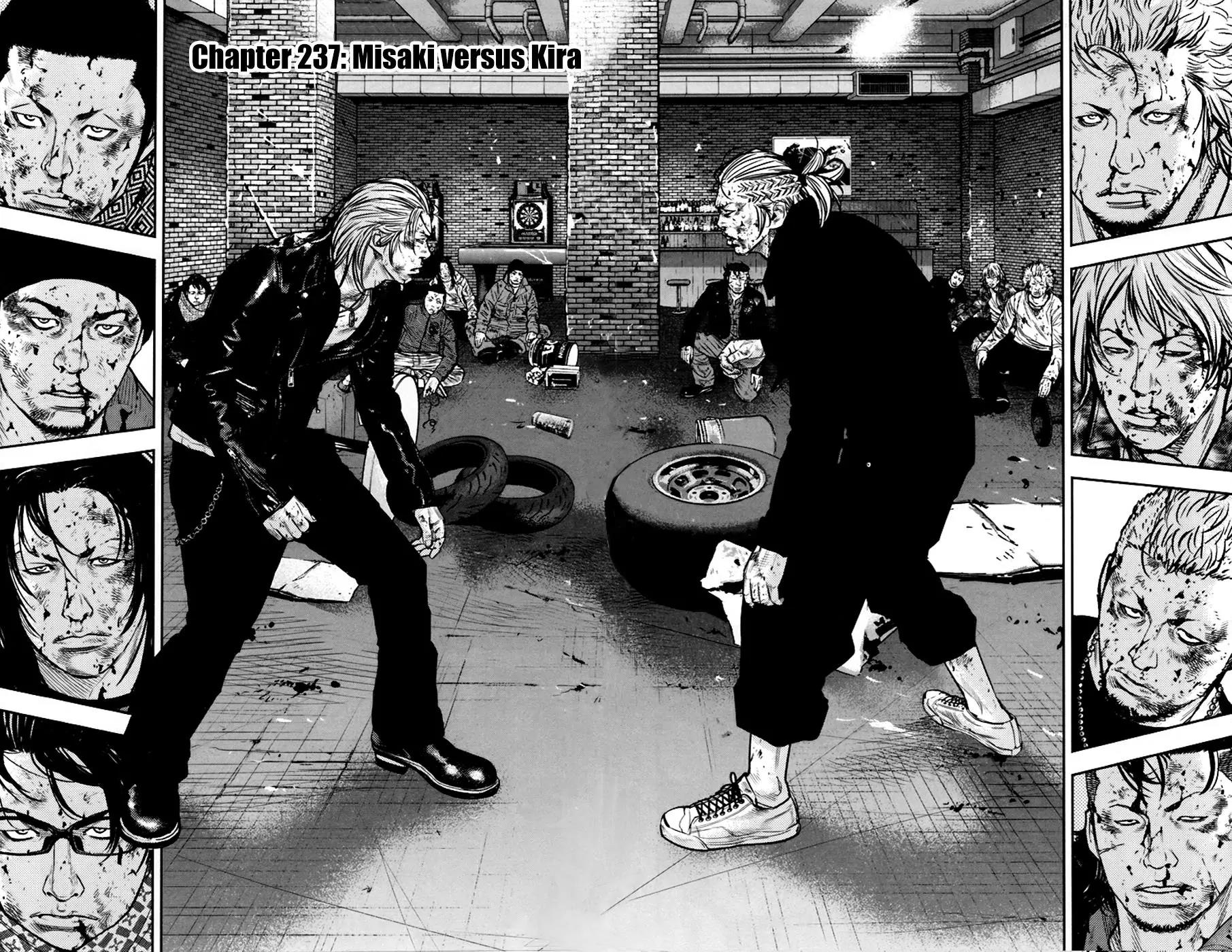Clover (TETSUHIRO Hirakawa) Chapter 237 page 3 - Chapter 237: Misaki versus Kira