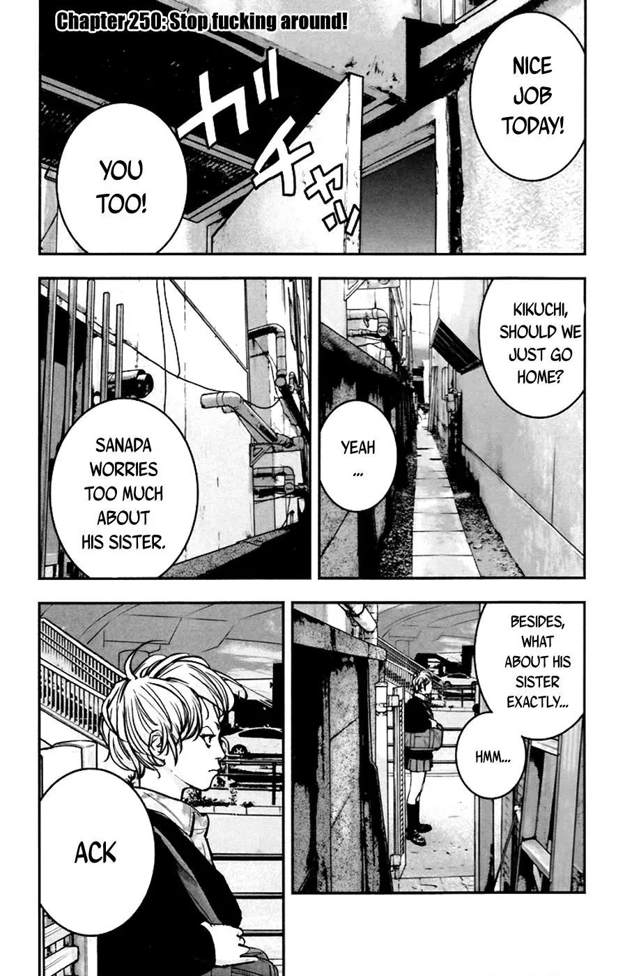 Clover (TETSUHIRO Hirakawa) Chapter 250 page 2 - Chapter 250: Stop fucking around!