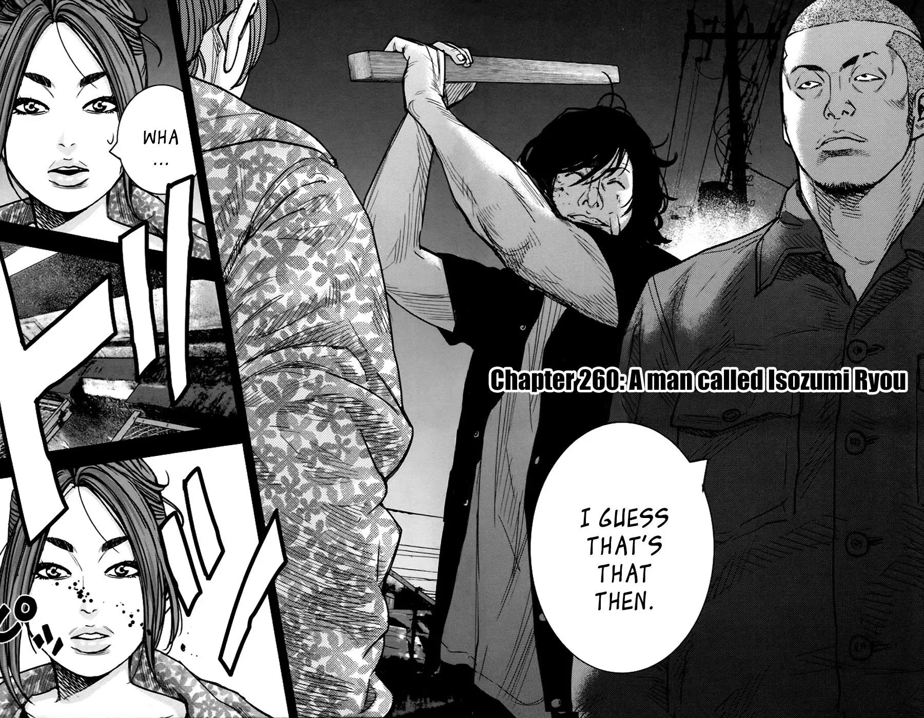 Clover (TETSUHIRO Hirakawa) Chapter 260 page 3 - Chapter 260: A Man Called Isozumi Ryou