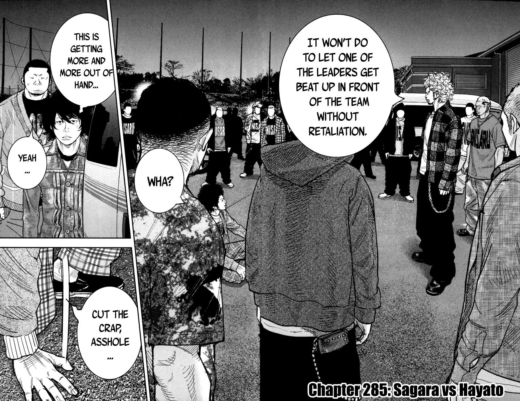 Clover (TETSUHIRO Hirakawa) Chapter 285 page 2 - Chapter 285: Sagara vs Hayato