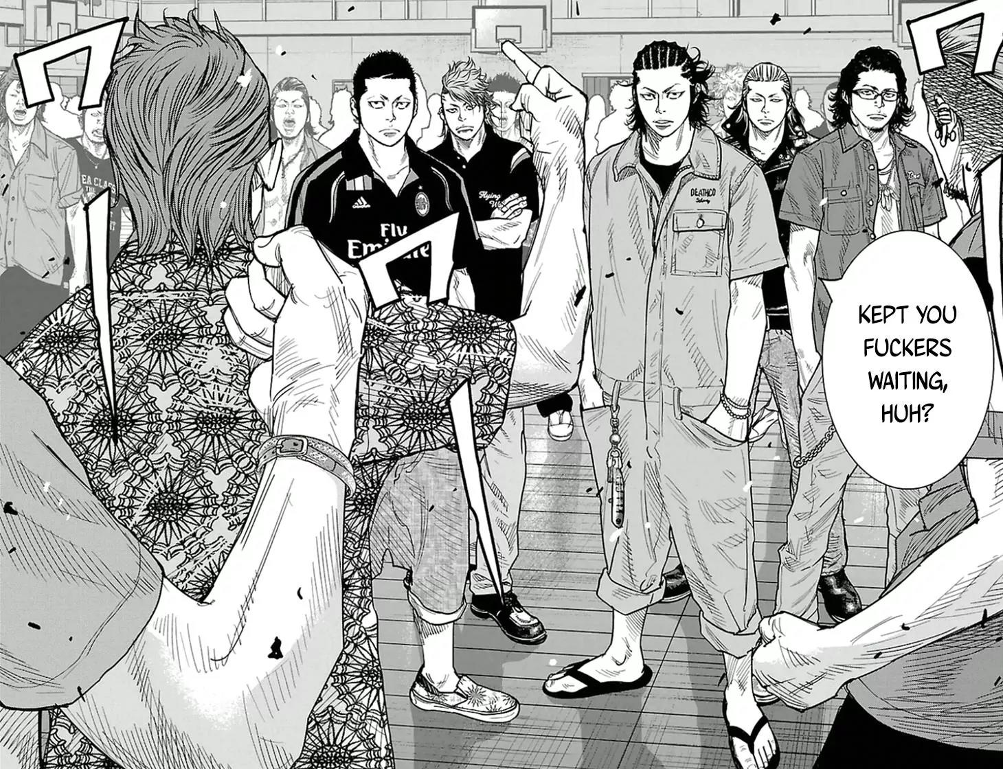 Clover (TETSUHIRO Hirakawa) Chapter 309 page 16 - Chapter 309: Team Misaki Depature