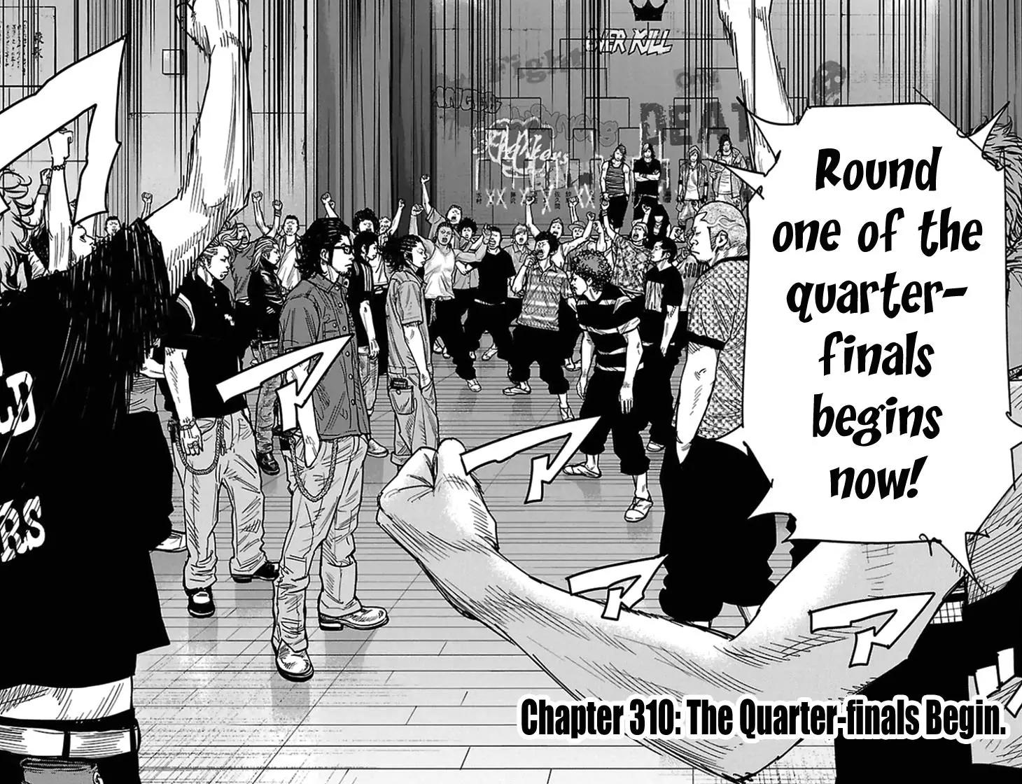 Clover (TETSUHIRO Hirakawa) Chapter 310 page 3 - Chapter 310: The Quarter-finals Begin