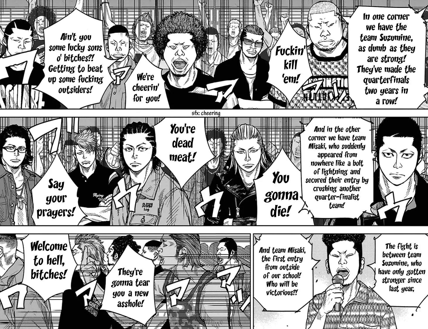 Clover (TETSUHIRO Hirakawa) Chapter 310 page 4 - Chapter 310: The Quarter-finals Begin